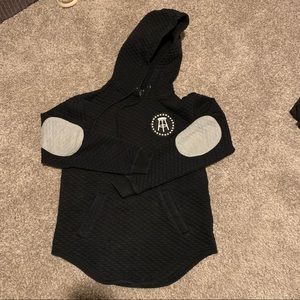 Barstool sports quilted hoodie